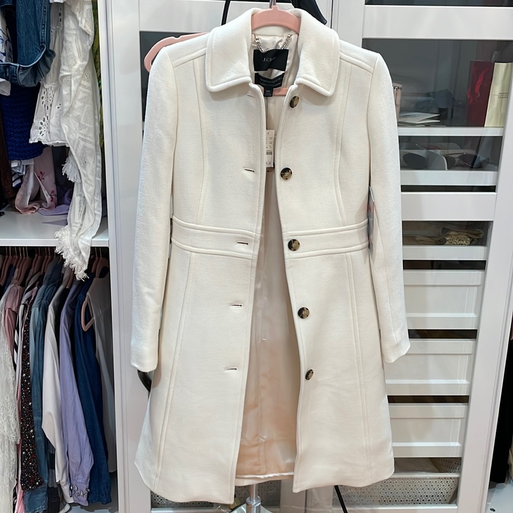 Brand new JCrew classic peacoat